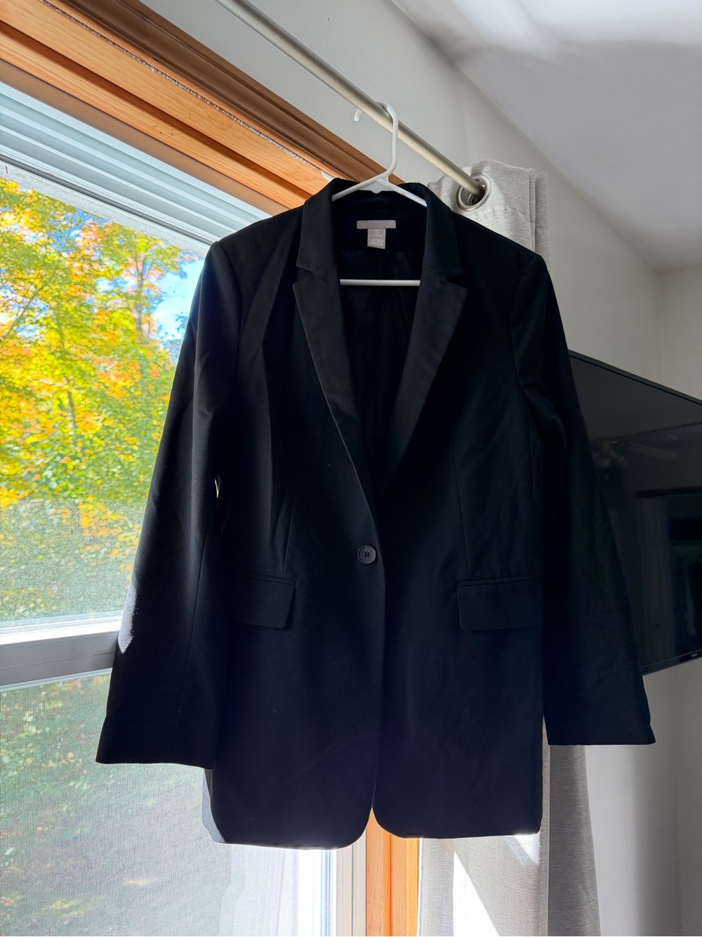 H&M Black Single-Button Women's Blazer